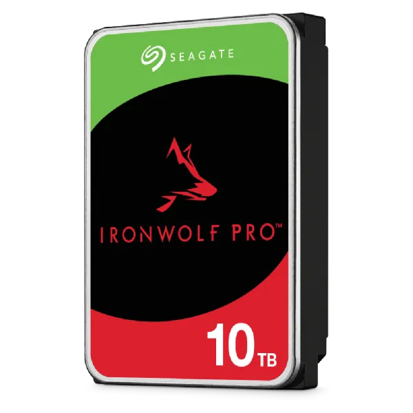 Seagate Ironwolf Pro ST10000NT001 10TB 3.5'' HDD NAS Drives 7200 RPM; SATA 6GB/s Interface; 256MB Cache;550TB/Year; Unlimited Ba