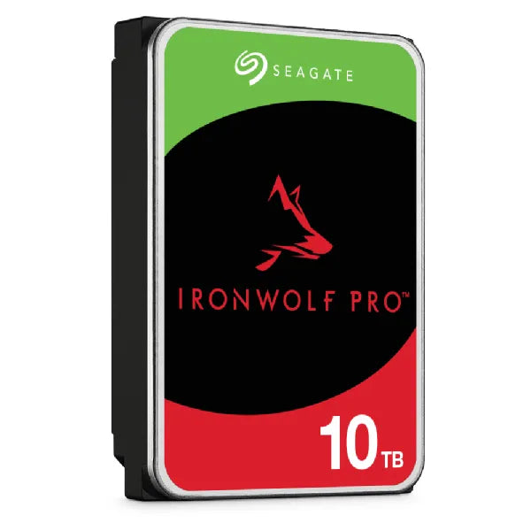Seagate Ironwolf Pro ST10000NT001 10TB 3.5'' HDD NAS Drives 7200 RPM; SATA 6GB/s Interface; 256MB Cache;550TB/Year; Unlimited Ba