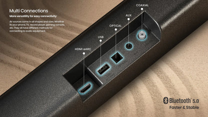 HISENSE AX5100G 5.1ch Soundbar with Subwoofer and speakers