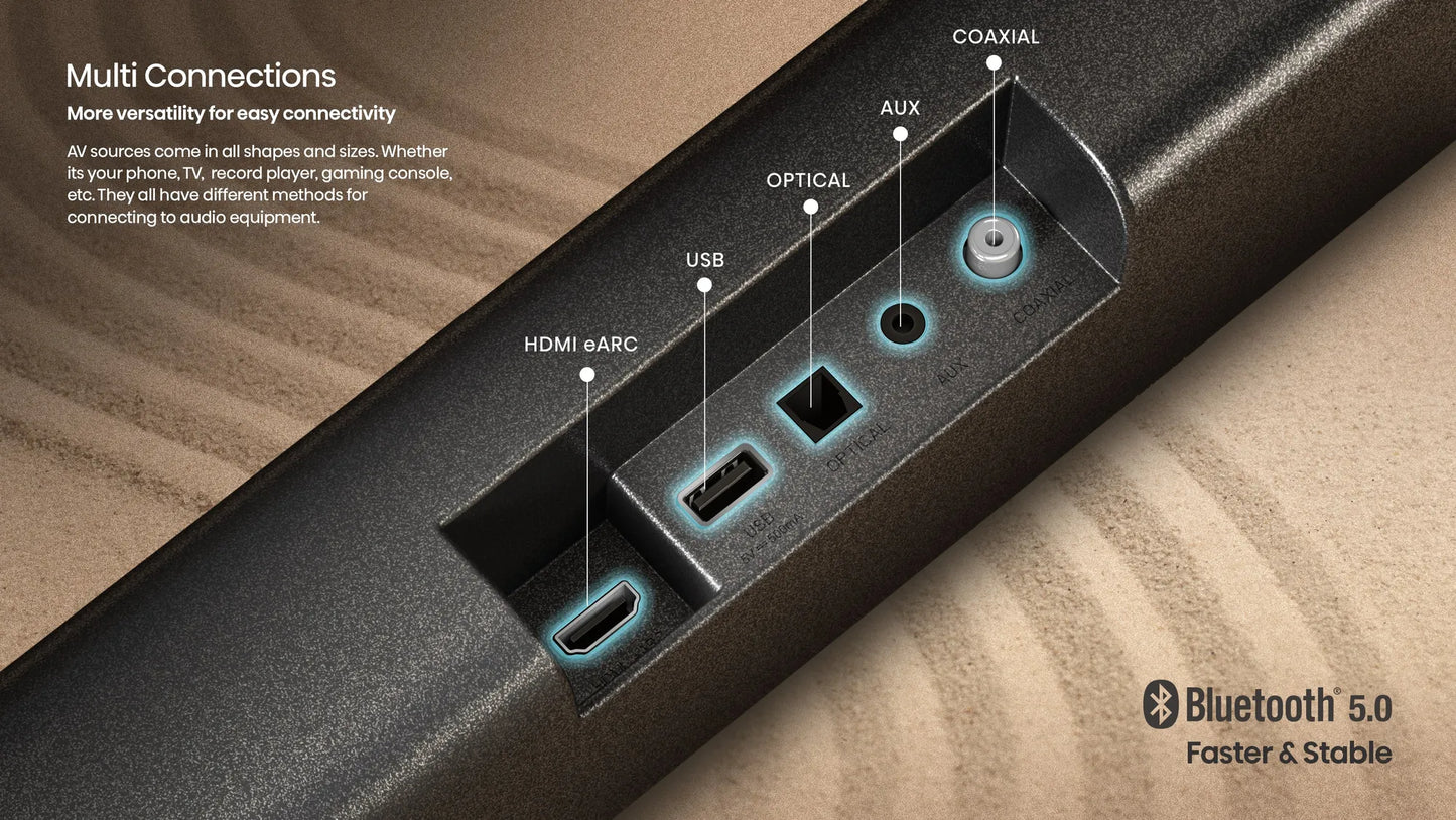 HISENSE AX5100G 5.1ch Soundbar with Subwoofer and speakers
