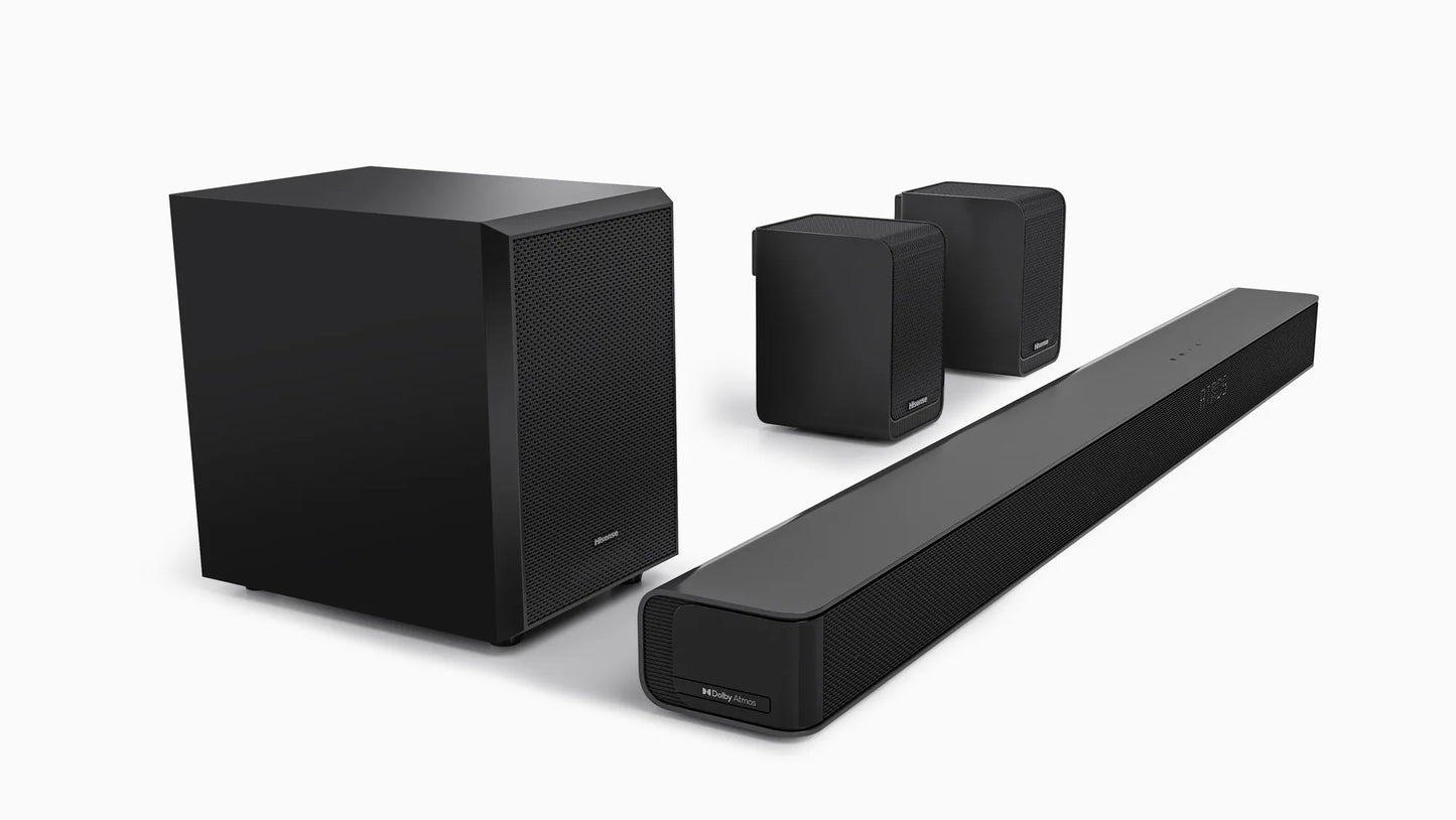 HISENSE AX5100G 5.1ch Soundbar with Subwoofer and speakers