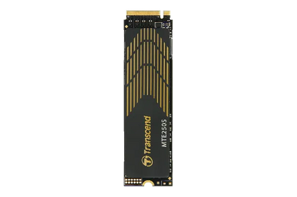 TRANSCEND 1TB MTE250S PCI-E GEN 4X4 M.2 NVMe 2280 SSD 3D NAND -7200 MB/s Read 6700 MB/s Write- Graphen Heat Spreader -780TBW