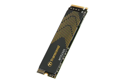 TRANSCEND 1TB MTE250S PCI-E GEN 4X4 M.2 NVMe 2280 SSD 3D NAND -7200 MB/s Read 6700 MB/s Write- Graphen Heat Spreader -780TBW