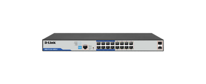 16 PoE 10/100/1000 ports + 2 Gigabit SFP ports Long Range Smart Switch 150W total POE budget; Max Distance 250m