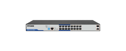 16 PoE 10/100/1000 ports + 2 Gigabit SFP ports Long Range Smart Switch 150W total POE budget; Max Distance 250m