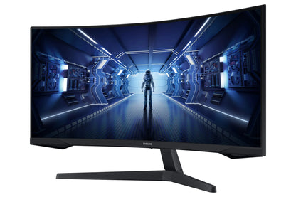 Samsung LC34G55TWW 34'' Odyssey G5 Ultra WQHD Curved Monitor; 21:9; 1000R; 3440X1440 Resolution; Max 165Hz; 2500:1 Static; 1ms (