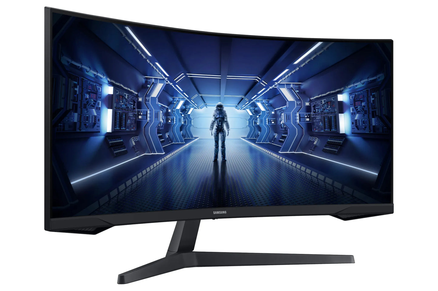 Samsung LC34G55TWW 34'' Odyssey G5 Ultra WQHD Curved Monitor; 21:9; 1000R; 3440X1440 Resolution; Max 165Hz; 2500:1 Static; 1ms (