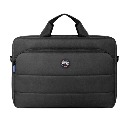Port Designs Portland II Eco 14/16" Essential Top Loading Laptop Bag – Grey