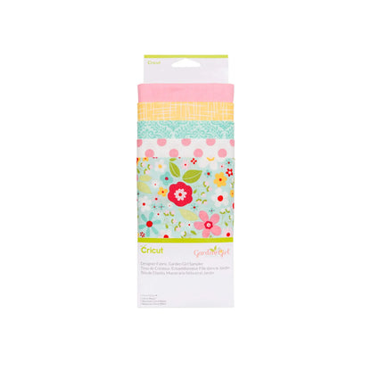 2004216 - Cricut Designer Fabric Sampler Garden Girl 30x66cm