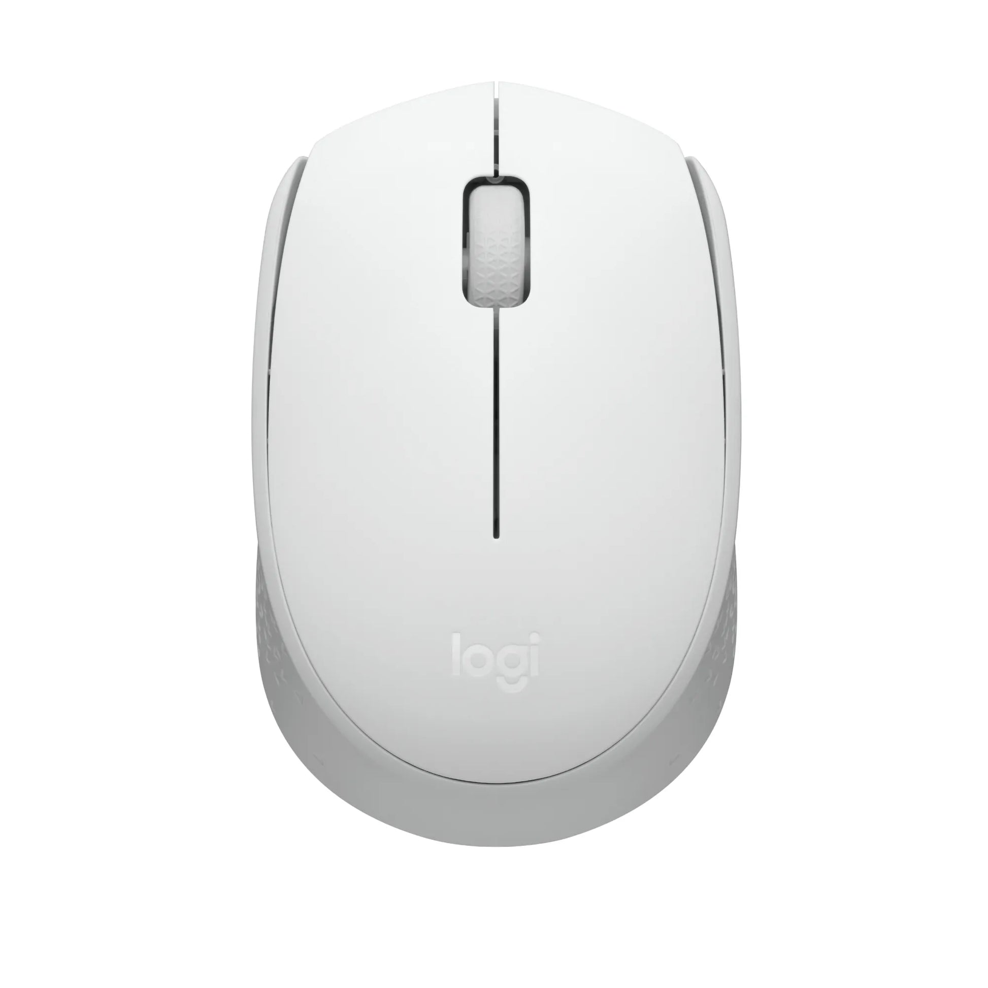 Logitech M171 wireless mouse in off-white, compact design with 2.4 GHz wireless and USB nano receiver (EMEA)
