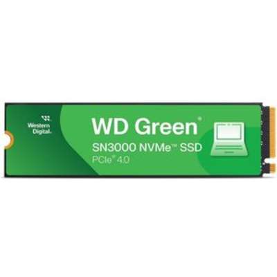 SanDisk WD Green SN3000 1TB NVMe SSD – PCIe Gen4, QLC, M.2 2280, Internal Solid State Drive