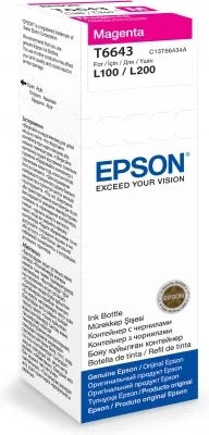 Epson T6643 Ecotank Magenta ink bottle (70ml). 7500 pages @ 5% coverage