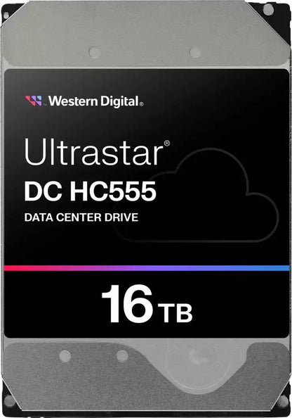 Western Digital Ultrastar DC HC555 16TB HDD – 3.5" SATA III 6Gb/s, 7200RPM, 512MB, Enterprise Server Drive