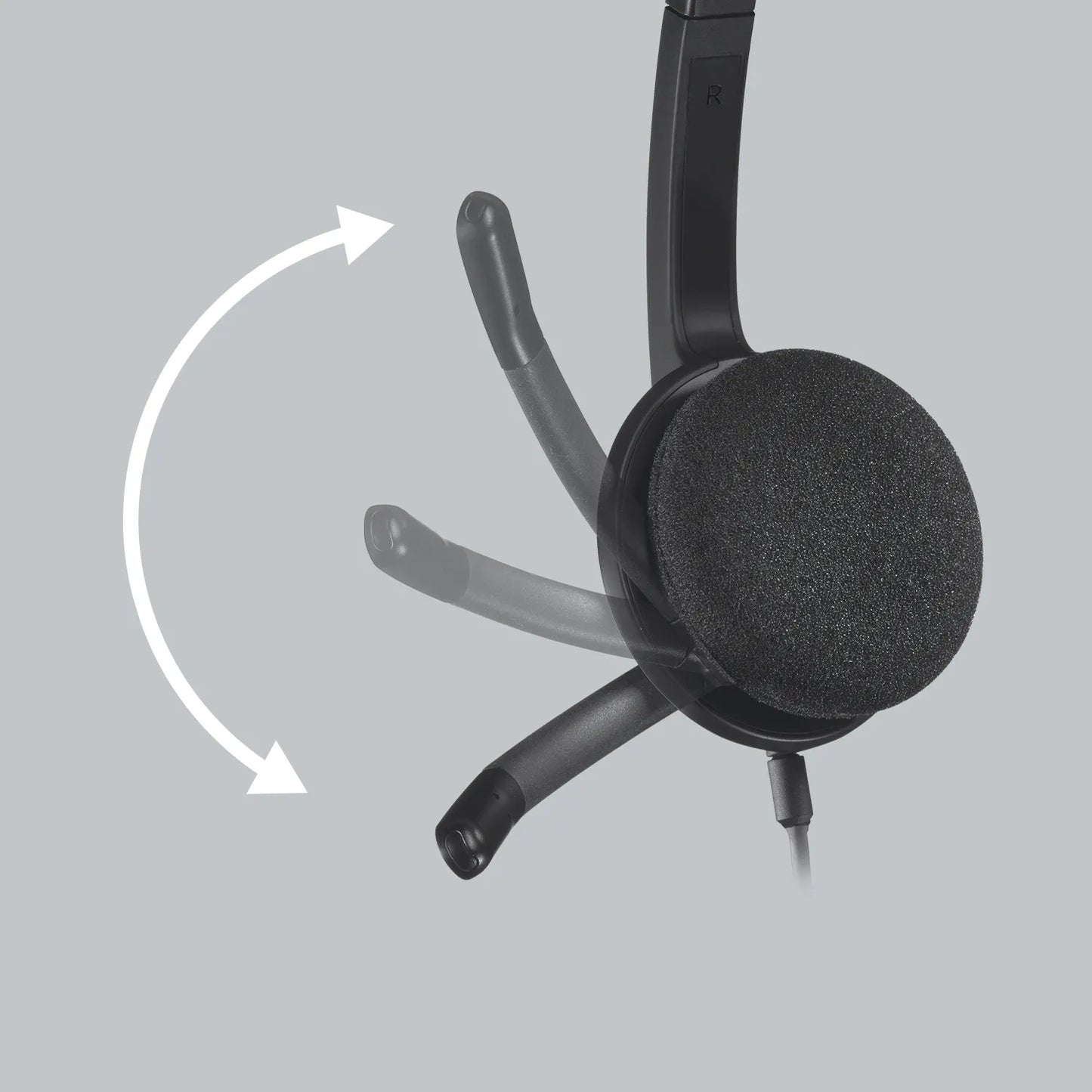 981-000475 - Logitech Headset H340 USB Stereo Internet headset over the head type with adjustable lightweight design