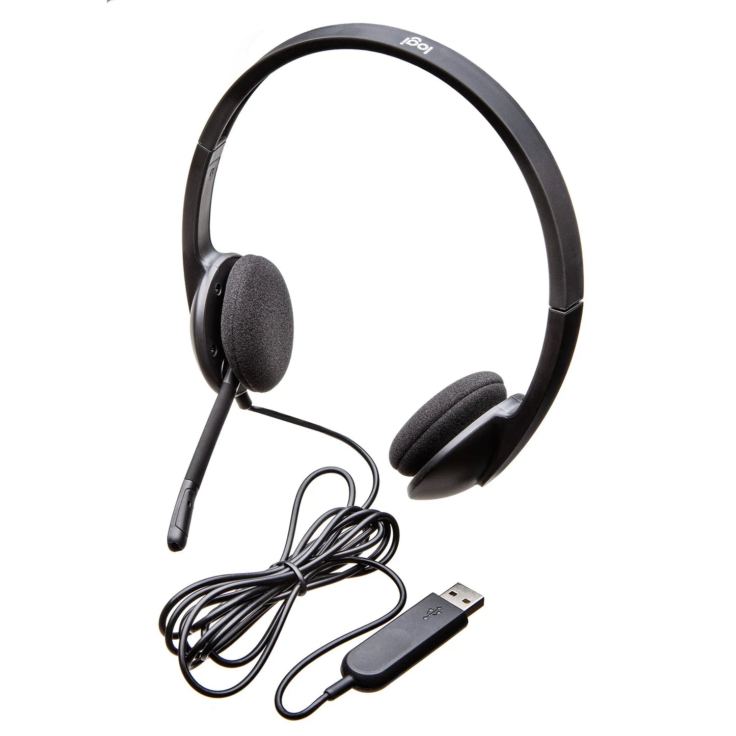 981-000475 - Logitech Headset H340 USB Stereo Internet headset over the head type with adjustable lightweight design