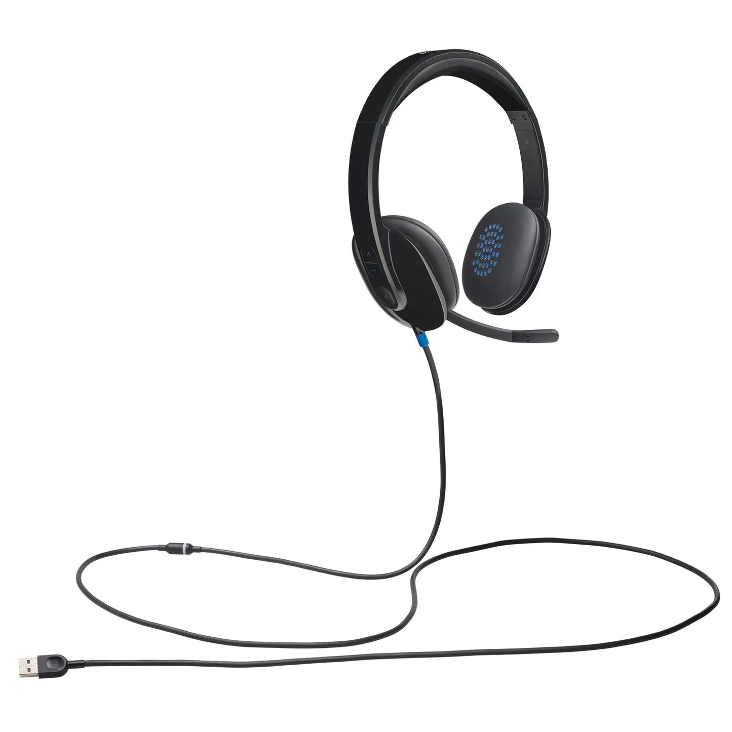 981-000480 - Logitech Headset H540 USB Headset Laser Tuned Drivers Comfortable Padding On Ear Audio Controls  Plug & Play