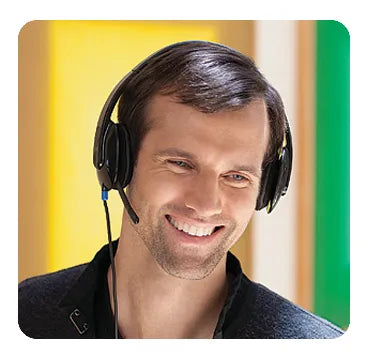 981-000480 - Logitech Headset H540 USB Headset Laser Tuned Drivers Comfortable Padding On Ear Audio Controls  Plug & Play