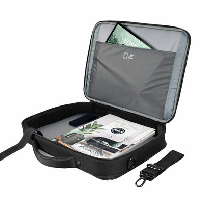 Port Courchevel Black 15.6" Clamshell Bag
