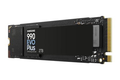 SAMSUNG MZ-V9S2T0BW 990 EVO Plus 2TB NVMe SSD - Read Speed up to 7250 MB/s; Write Speed to up 6300 MB/s; Random Read up to 1 000