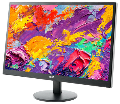 AOC E970SWN 18.5-Inch 720p Slim Monitor with VGA Connectivity - Wall-Mountable and Eco-Friendly