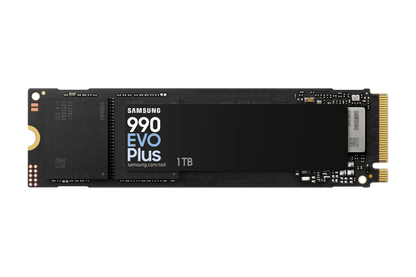 SAMSUNG MZ-V9S1T0BW 990 EVO Plus 1TB NVMe SSD - Read Speed up to 7150 MB/s; Write Speed to up 6300 MB/s; Random Read up to 850;0