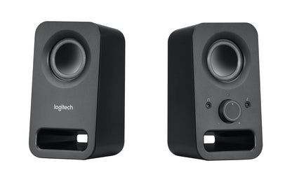 980-000814 - Logitech Desktop Speakers Z150 Multimedia mini Speakers Midnight Black 1 speaker 6 watts audio device with 3.5mm