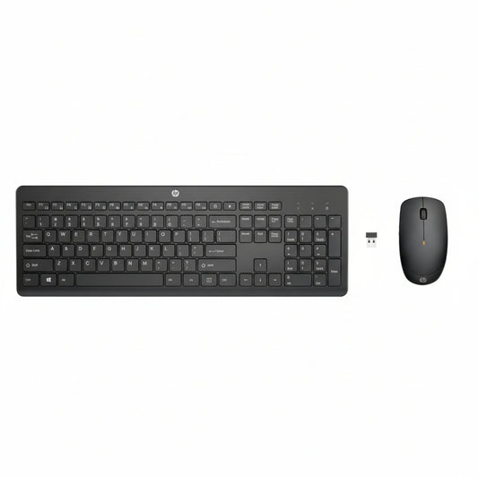 HP 235 Wireless Keyboard and Mouse Combo with Comfortable Typing and Precision Mouse