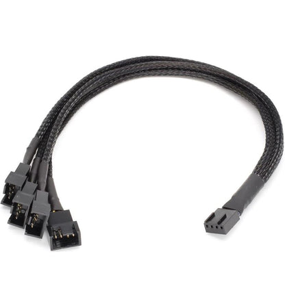 Microworld 1-to-4 PWM 4-Pin Fan Splitter Adapter