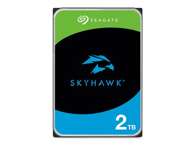 Seagate Skyhawk ST2000VX017 2TB 3.5'' HDD Surveillance Drives; SATA 6GB/s Interface; 1-8 Bays Supported; MTBF: 1M Hr's; Camera's