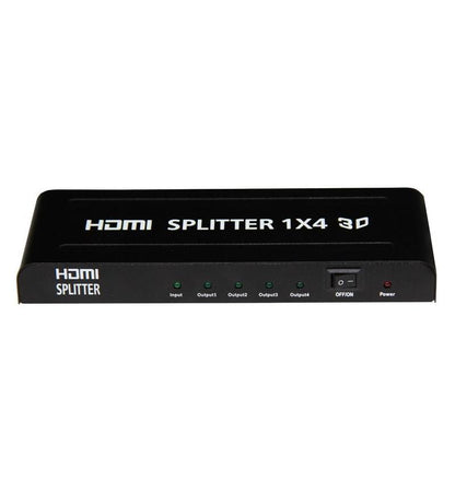 PRE-Loved MicroWorld 1x4 HDMI 4K Splitter – Certified Premium 4K@60Hz Multi-Display Duplicator for seamless video distribution.