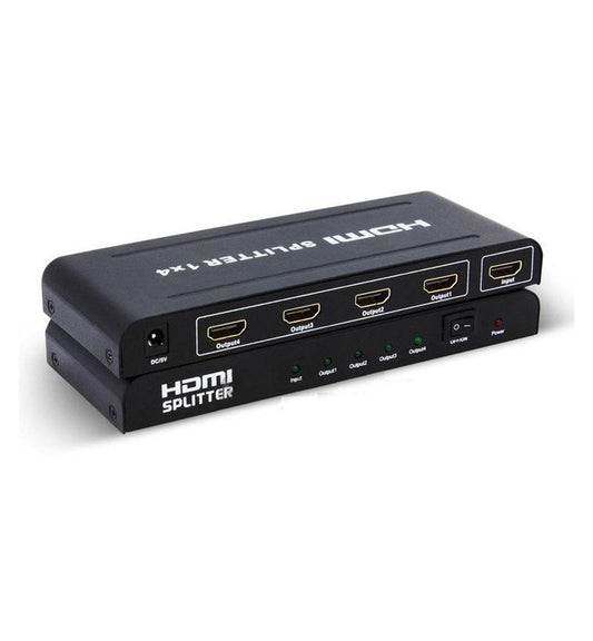 PRE-Loved MicroWorld 1x4 HDMI 4K Splitter – Certified Premium 4K@60Hz Multi-Display Duplicator for seamless multi-display setups.