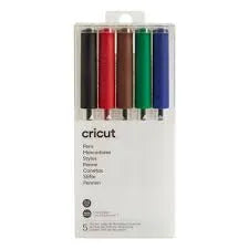 2007643 - Cricut Explore + Maker Extra Fine Point Pen Set 5-pack (Basics) 0.3mm
