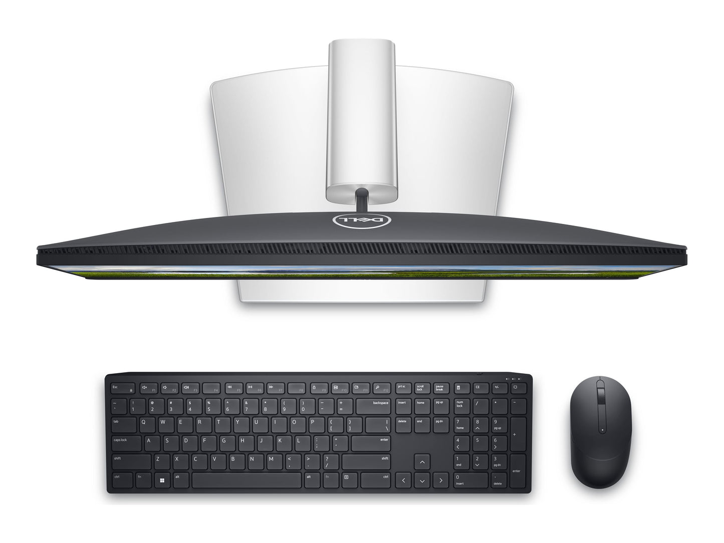 Dell P2424HT rear view showing USB-C hub ports