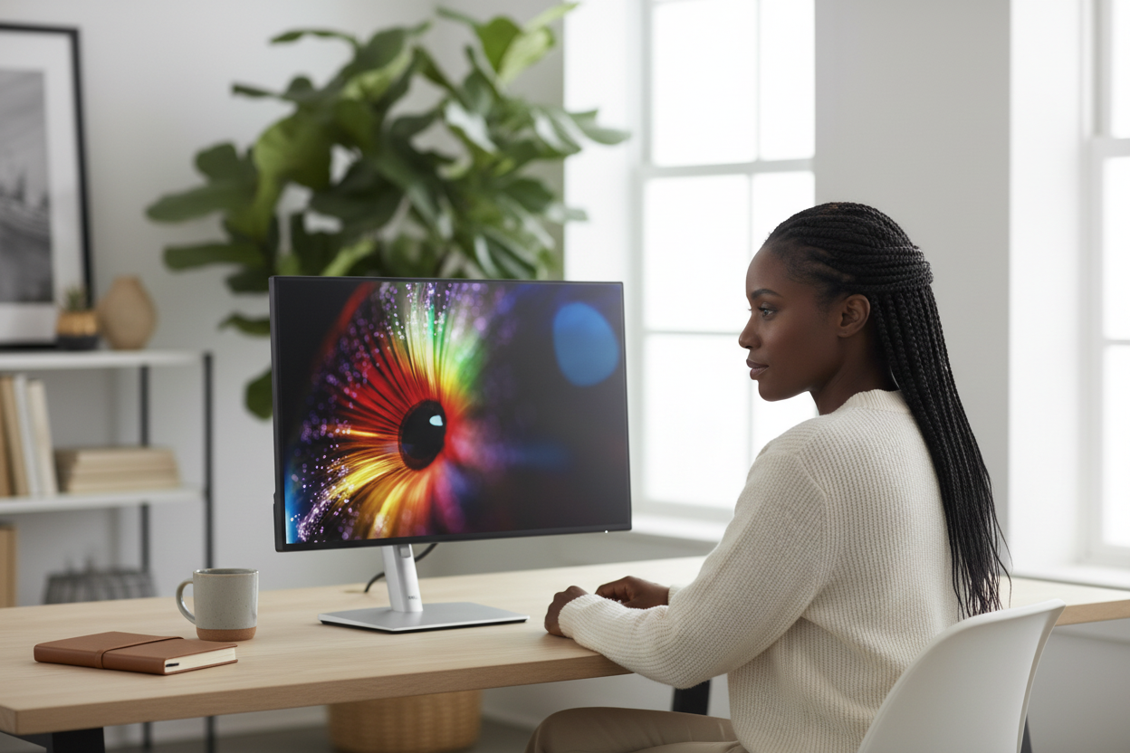 Dell | UltraSharp U2724D Monitor | 27-inch QHD (2560 x 1440), 120Hz, IPS Black | 210-BKVB