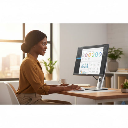 Dell P2225H 21.5'' FHD IPS 100Hz LED Monitor with ComfortView Plus Eye Care Technology