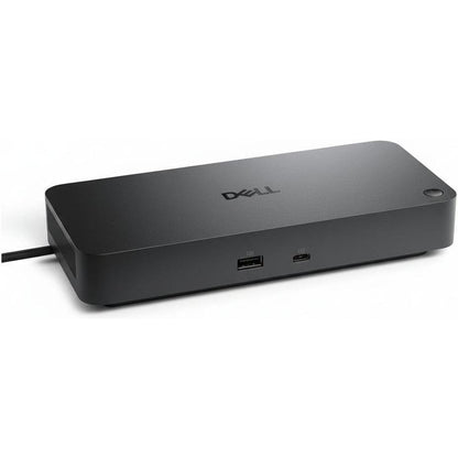 Front and rear view of the Dell Pro WD25TB5 Thunderbolt 5 dock.

