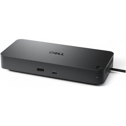 Front view of the Dell Pro Dock WD25Z docking station.

