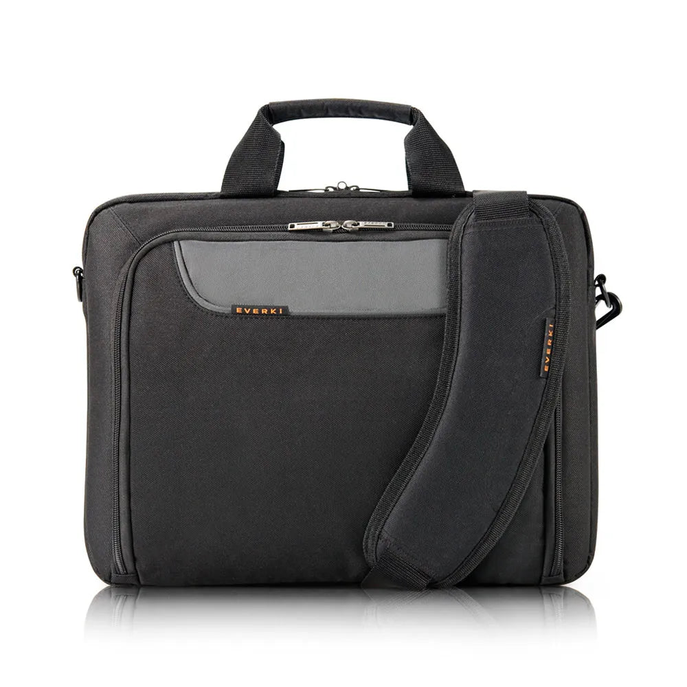 Everki Advance 14" Professional Laptop Briefcase (EKB407NCH14) offers business-ready, TSA-friendly, durable protection.