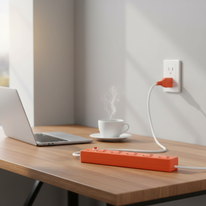 Microworld 5-Way Dedicated Multi-Plug with Overload Protection