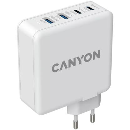 CANYON H-100 GaN Fast Charge Wall Charger – 100W USB-C Power Delivery for Laptops by Canyon Store