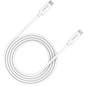 CANYON cable UC-42 USB-C to USB-C 240W 20Gbps 4k 2m White