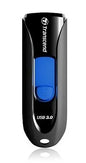 TRANSCEND 64GB JF790 USB3.1 GEN 1 CAPLESS FLASH DRIVE - BLACK AND BLUE