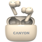 CANYON headset OnGo TWS-10 ANC+ENC Beige