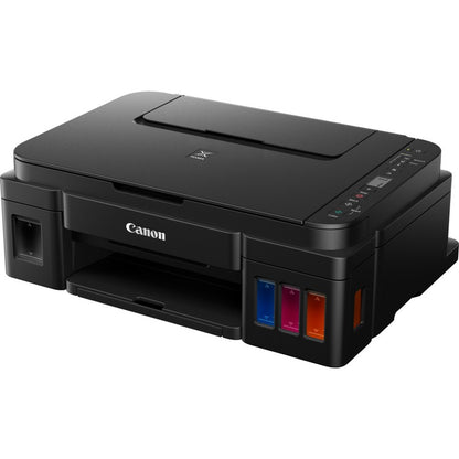 Canon PIXMA G3410 ink tank printer angled front view - 2315C027AA