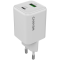 CANYON charger CU45AC GaN 45W 1xPD 1xQC EU White