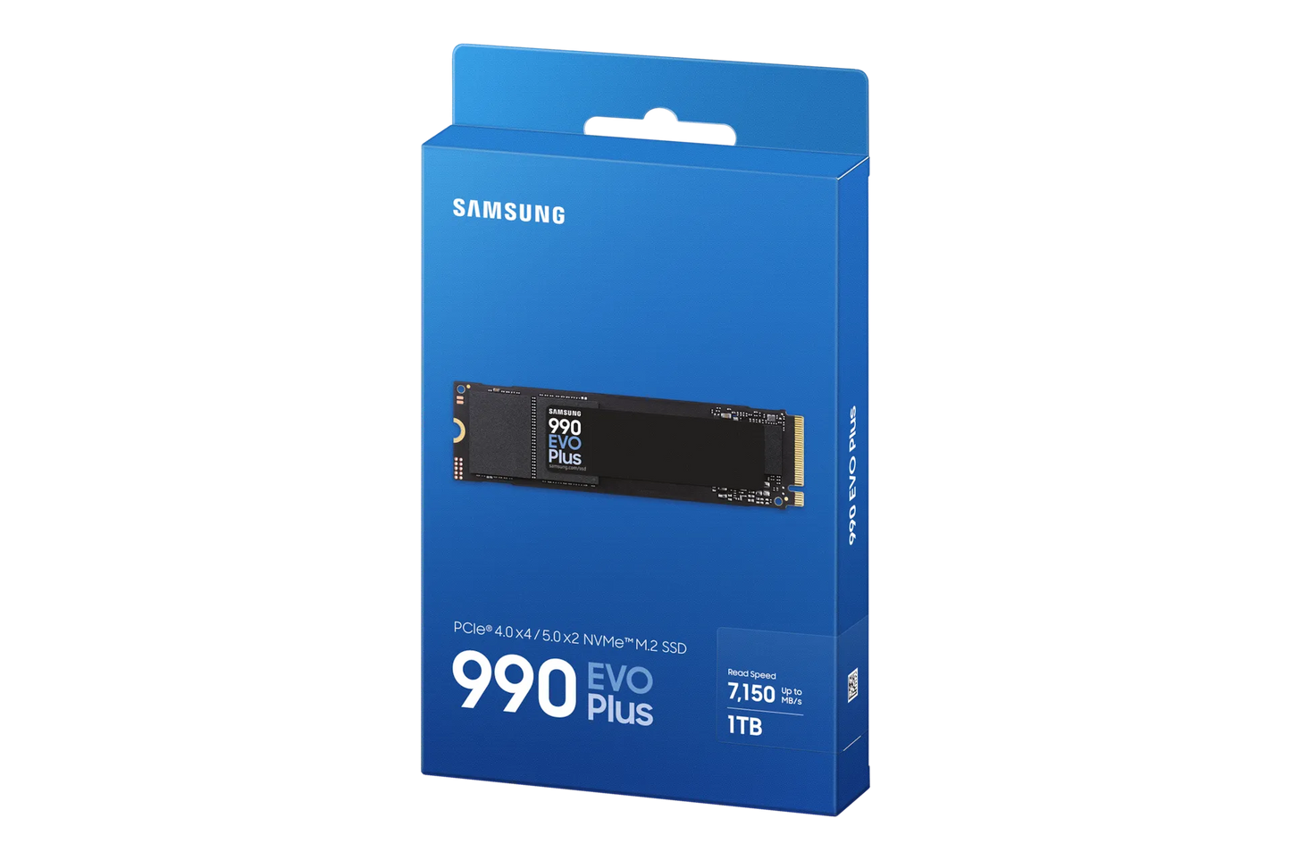 SAMSUNG MZ-V9S1T0BW 990 EVO Plus 1TB NVMe SSD - Read Speed up to 7150 MB/s; Write Speed to up 6300 MB/s; Random Read up to 850;0