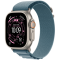 Apple Watch Ultra 3 GPS + Cellular 49mm Natural Titanium Case with Light Blue Alpine Loop - Medium,Model A3281