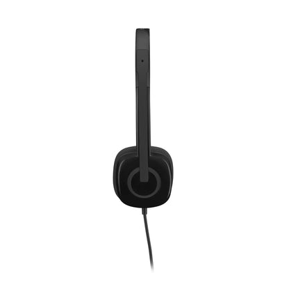 981-000589 - LOGITECH WIRED HEADSET H151 ANALOGUE BLACK 2 YEAR CARRY IN WARRANTY