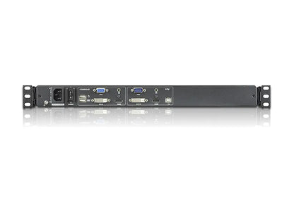17'' wide Screen Full HD LCD console support USB DVI; HDMI; VGA W/(US99KB/USKB/SPKB)/W/(US/EU) CORD/(LONG RACK) ATEN TECH