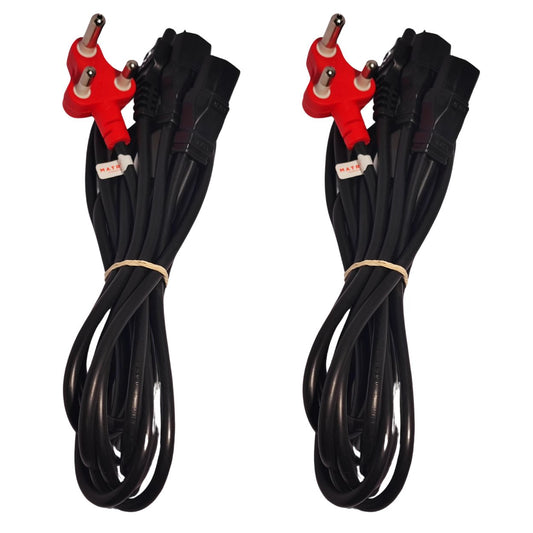 Dedicated 3-Prong Power to 1x Clover and 2x Kettle Cable - Pack of 2x for reliable device power distribution.